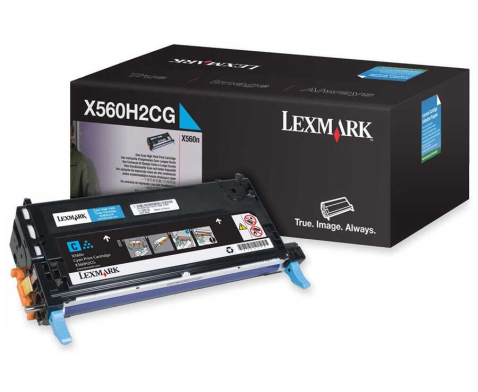 Lexmark X560H2CG - Yüksek Kapasiteli Mavi Toner